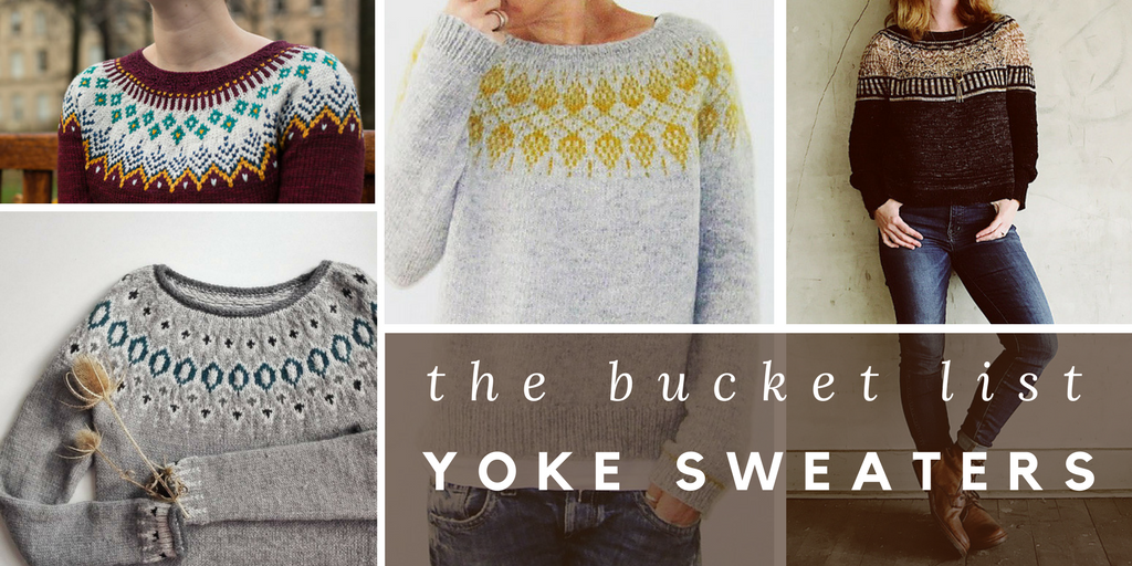 Plain Yoke Sweater (english)